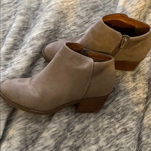 Tan booties